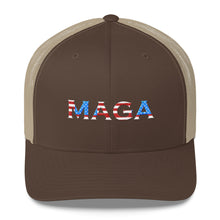 Load image into Gallery viewer, MAGA RED WHITE AND BLUE HAT