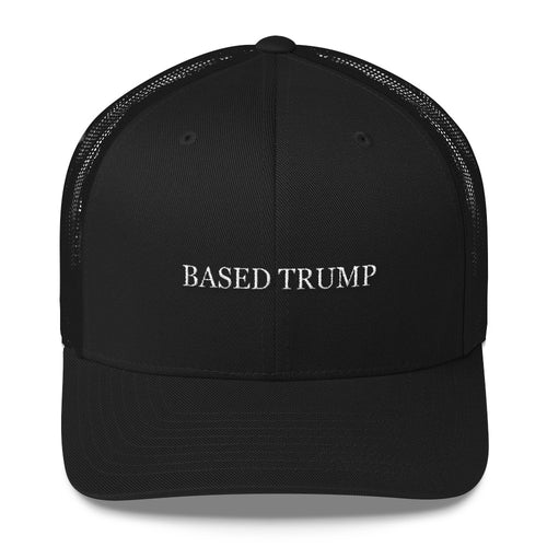 BASED TRUMP WHITE HAT