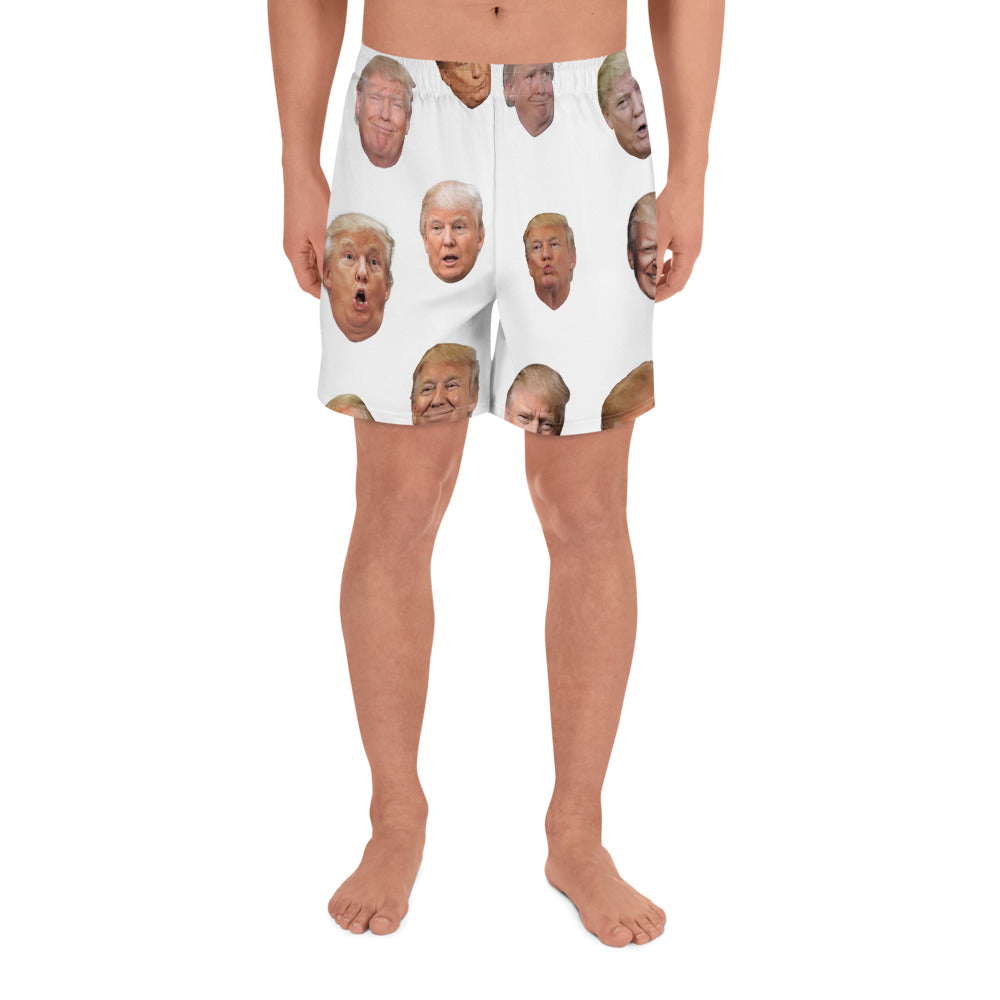 TRUMP FACE ALL OVER SHORTS