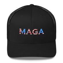 Load image into Gallery viewer, MAGA RED WHITE AND BLUE HAT