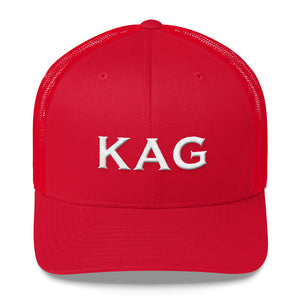 KEEP AMERICA GREAT WHITE MESH HAT