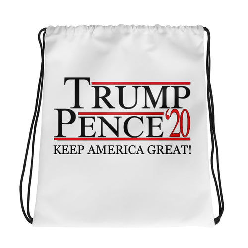 TRUMP PENCE 2020 DRAWSTRING BAG