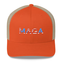 Load image into Gallery viewer, MAGA RED WHITE AND BLUE HAT