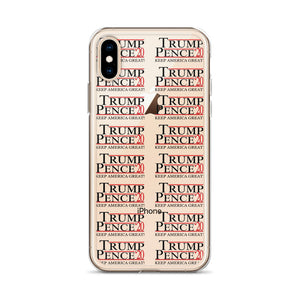 TRUMP PENCE 2020 KAG IPHONE CASE