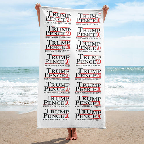 TRUMP PENCE 2020 BEACH TOWEL