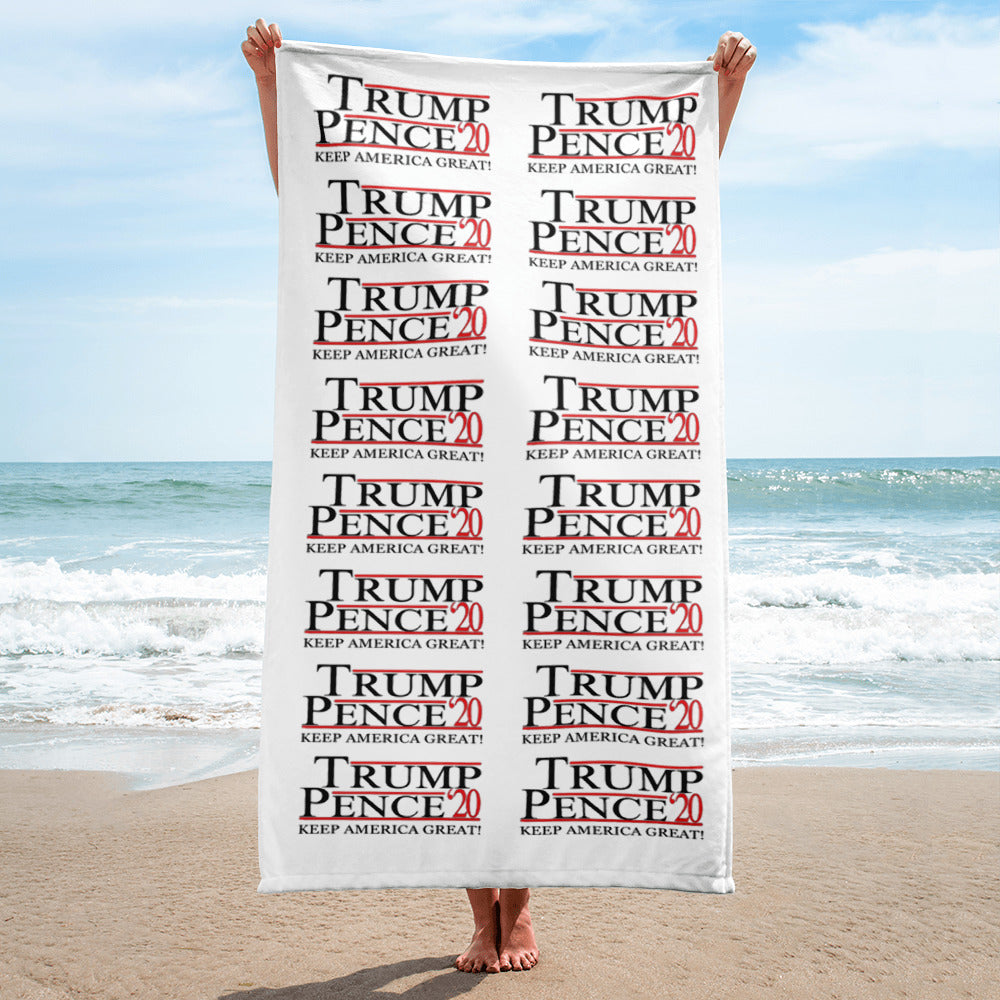 TRUMP PENCE 2020 BEACH TOWEL