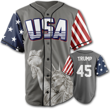 Load image into Gallery viewer, Trump 45 Baseball Jersey