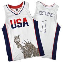 Load image into Gallery viewer, America #1 Basketball Jersey