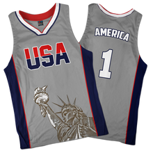 Load image into Gallery viewer, America #1 Basketball Jersey