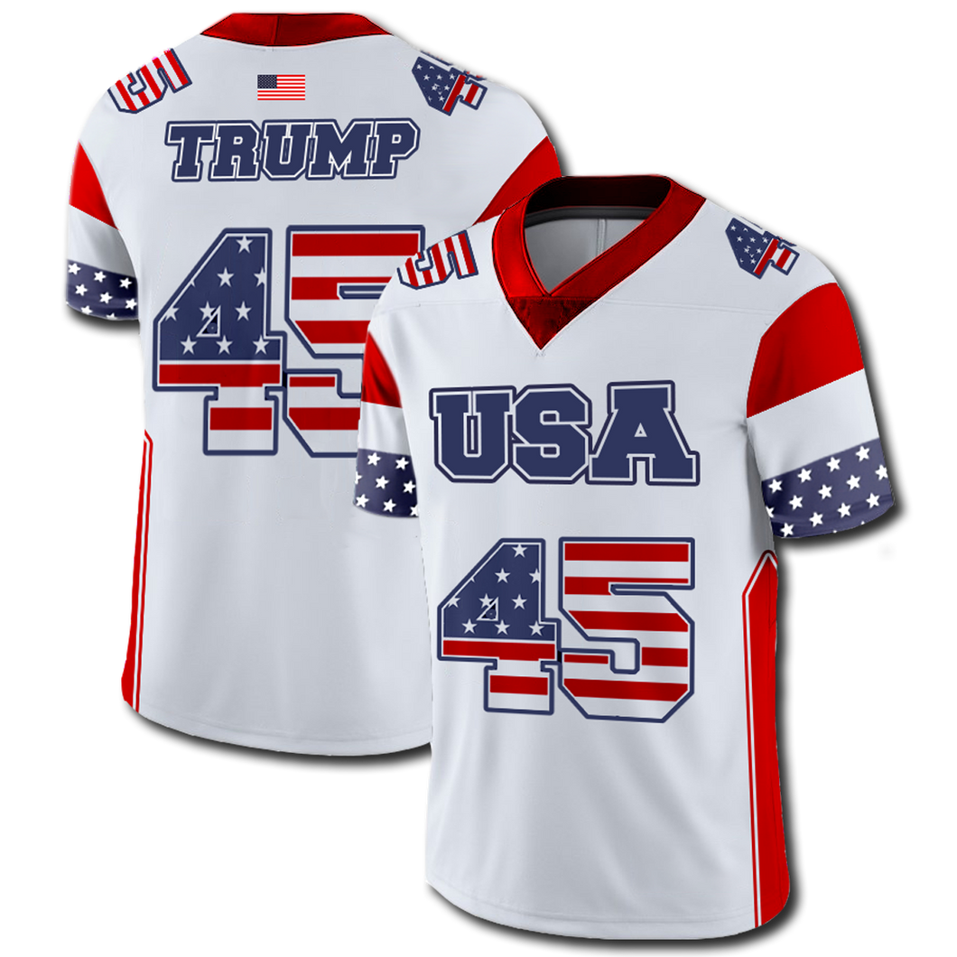 Trump #45 Football Jersey