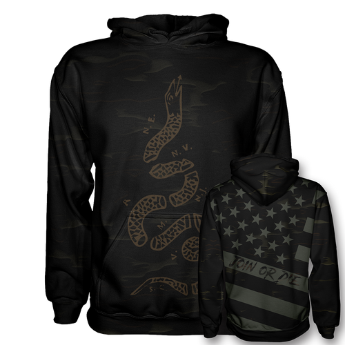 Join or Die - Dark Camo Hoodie