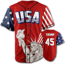 Load image into Gallery viewer, Trump 45 Baseball Jersey